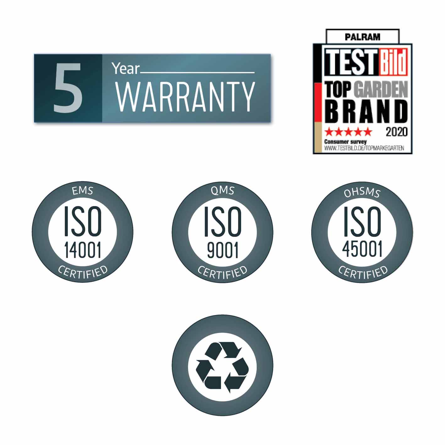 Palram Canopia Mythos 6x10 Silver Greenhouse -TwinWall Polycarbonate, Aluminum Frame, Base Included