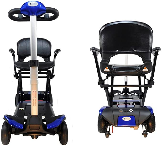 SOLAX 4-Wheel Remote Control Folding Mobility Scooter-2022