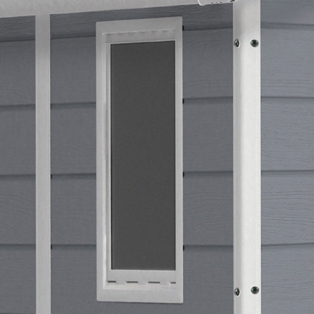 【Storage Shed】6x8 Resin Outdoor Storage Shed - Perfect to Store Patio Furniture, Garden Tools Bike Accessories