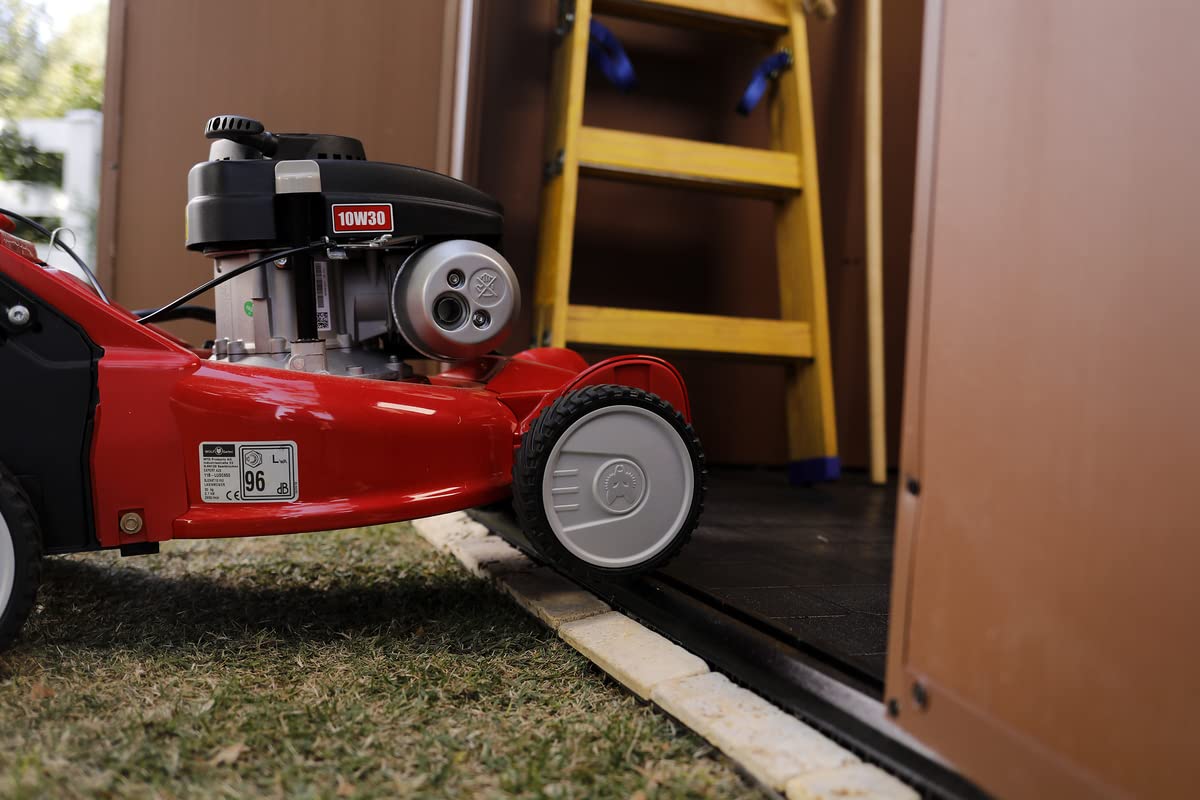 【Storage Shed】【BS】6x6 Darwin Outdoor Apex Garden Storage Shed, Brown