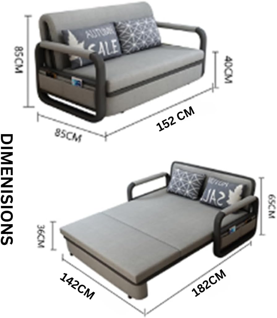 UNICORN FURNITURE Sofa bed with storage space, multifunctional sofa bed