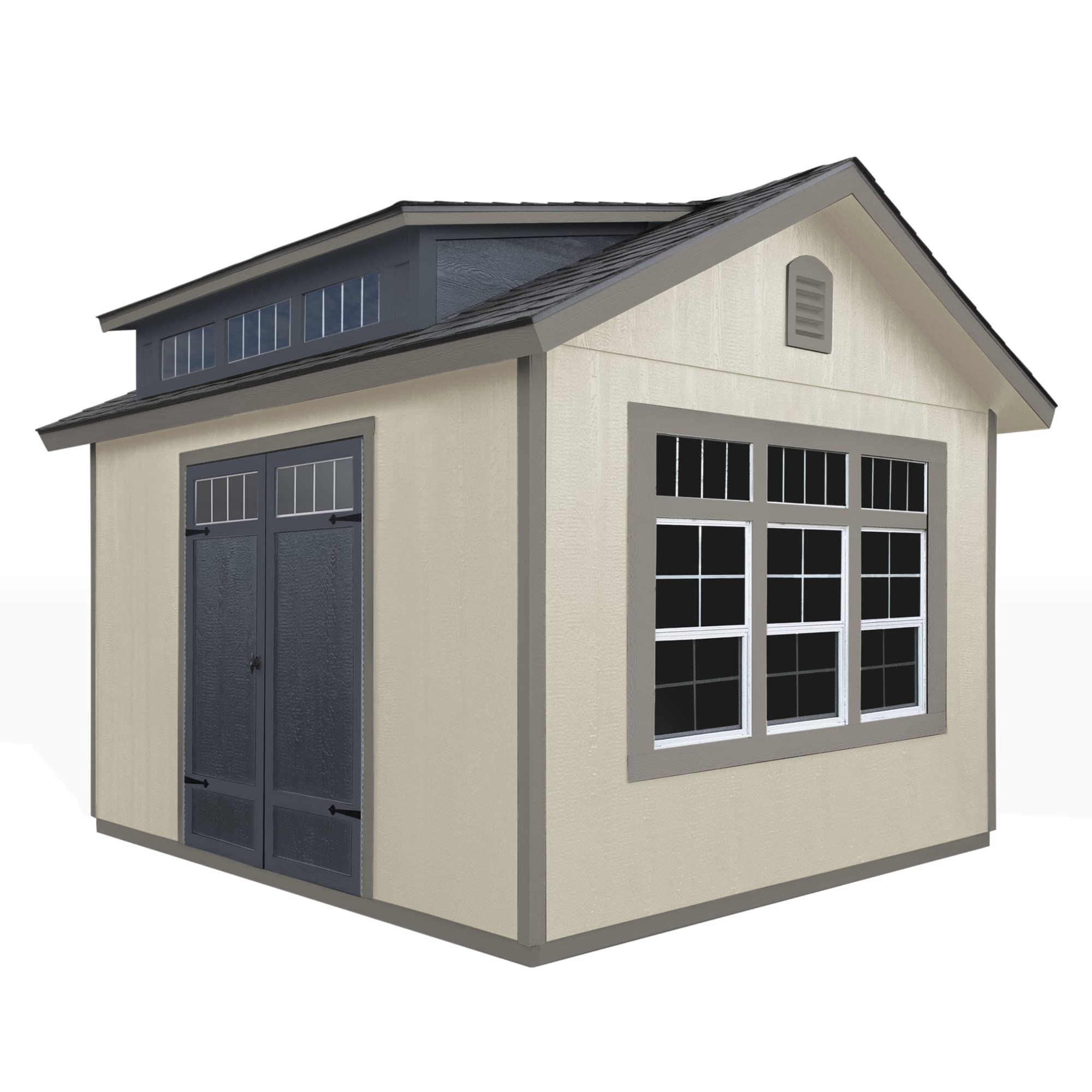 【Storage Shed】Windemere 10x12 Do-it-Yourself Wooden Storage Shed with Floor