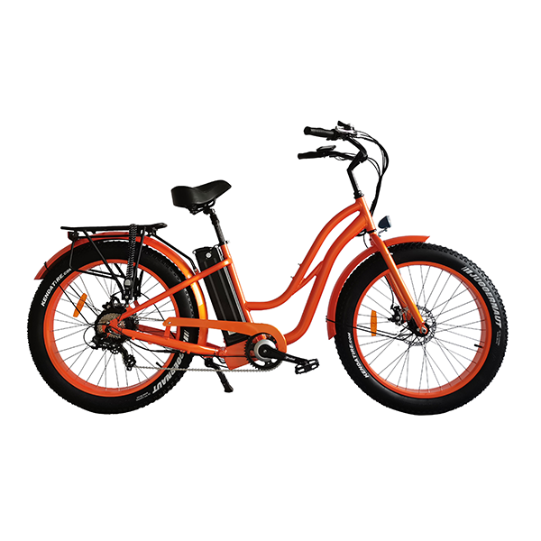 5005-Electric Bicycle 26 Inch Fat Tire 750w Ebike 500w 48v 7 Speeds Aluminum Alloy Fat Bike Beach Electric Bike