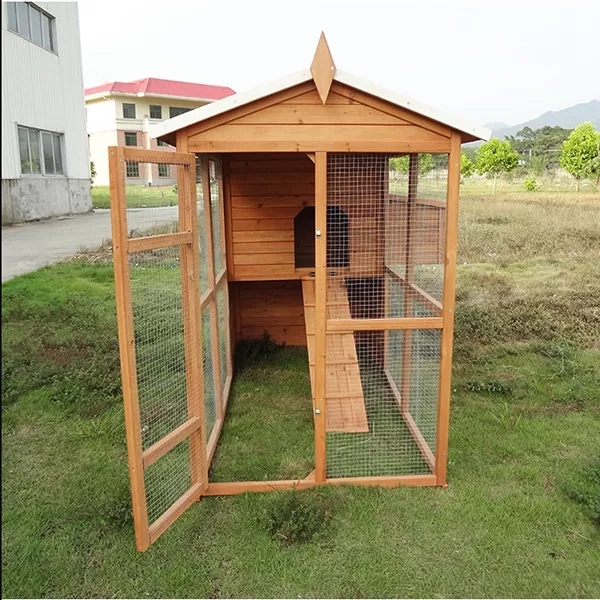 LARGE SIZE FIR WOODEN WATERPROOF ROOF GREEN CHICKEN COOPS FOR SALE