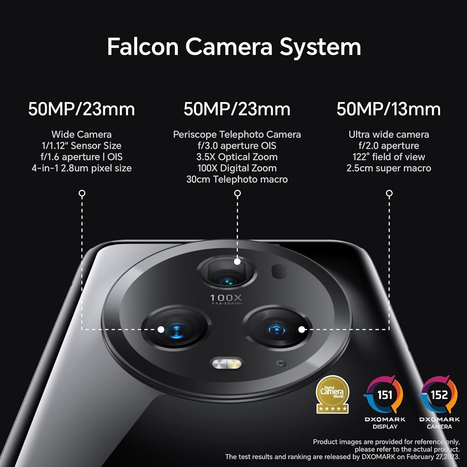 HONOR Magic5 Pro, 5G Smartphone, 512GB 12GB RAM, Dual SIM, Black