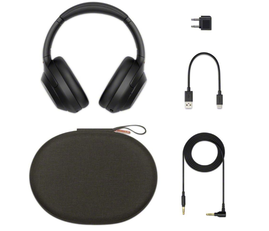 Sony WH-1000XM4 Noise Cancelling Wireless Headphones - 30 hours battery life - Over Ear style - Optimised for Alexa and the Google Assistant - with built-in mic for phone calls